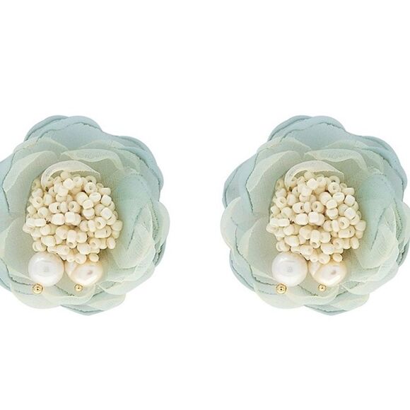 New gradient mesh flower with beaded earrings - Picture 12 of 14